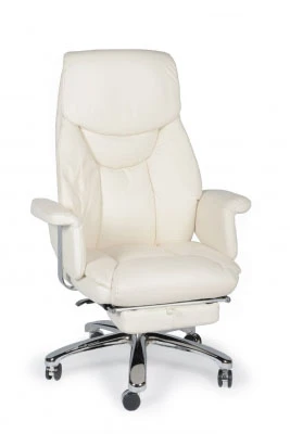 Кресло для руководителя Norden кожа Парламент H-2021-70-5 leather слоновая кость кожа