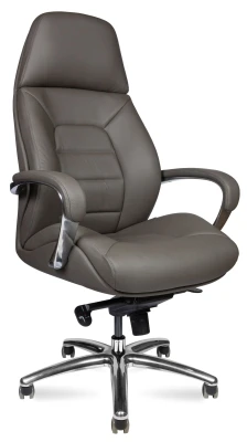 Кресло для руководителя Norden Porsche F181 DARK GRAY LEATHER темно-серая кожа