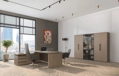 Кабинет руководителя U.rus Дуб Виченца / Лава Серая