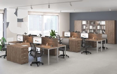 Мебель для персонала Комфорт МП2 Дуб Шамони Темный