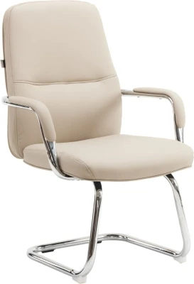 Конференц-кресло Everprof Vesta EP Vesta CF PU Beige бежевая экокожа