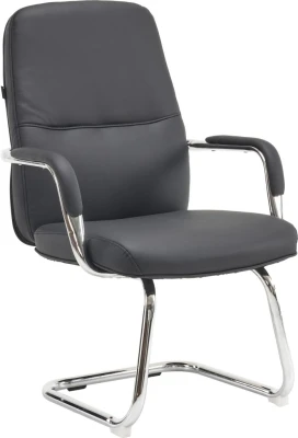 Конференц-кресло Everprof Vesta EP Vesta CF PU Black черная экокожа