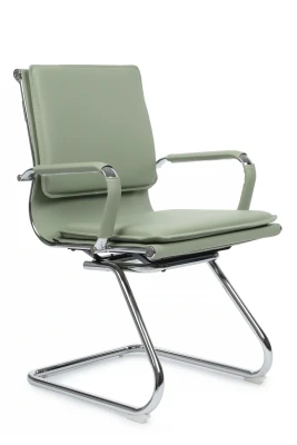 Конференц-кресло Riva Hugo RCH 6003-3E зелёная экокожа