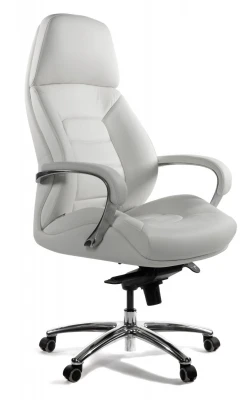 Кресло для руководителя Norden Porsche F181 ivory leather белая кожа