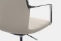 Кресло для персонала Riva Design Plaza-M FK004-B12 светло-серая кожа - 4